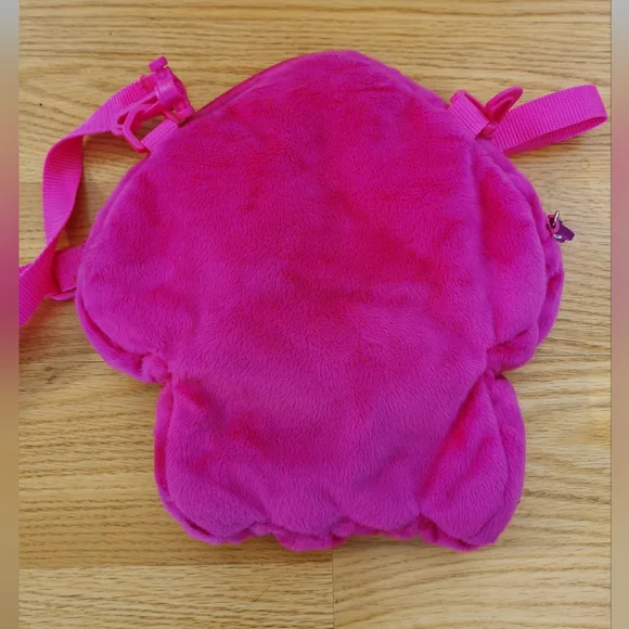 Nintendo Switch Splatoon 2 Hori Pink Squid Plush Pouch With Shoulder Strap - Picture 3 of 7